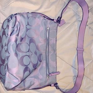 Purple Coach Purse